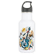 Schwinggitarren-Wasser-Flasche