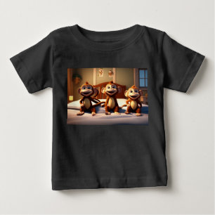 Schwingin-Affen Baby T-shirt