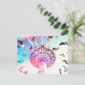 Schwingkarussell Postkarte (Stehend Vorderseite)
