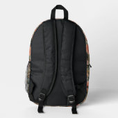 Schwingkern Nahtloses Muster Bedruckter Rucksack (Rückseite)