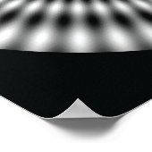 Schwingkreis - optische Illusion Poster (Ecke)