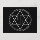 Schwingung und Heilung der Geometrie Postkarte (Vorderseite)