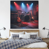 Schwingungsbühne Leinwanddruck (Insitu (Schlafzimmer))
