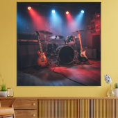 Schwingungsbühne Leinwanddruck (Insitu (Wohnzimmer))