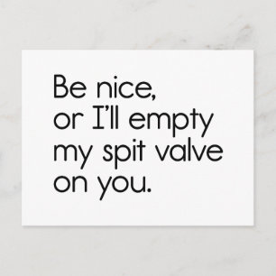 Schwingventil Postkarte