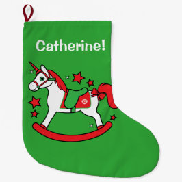 SchwingweihnachtsEinhorn-Name kundengerecht Großer Weihnachtsstrumpf