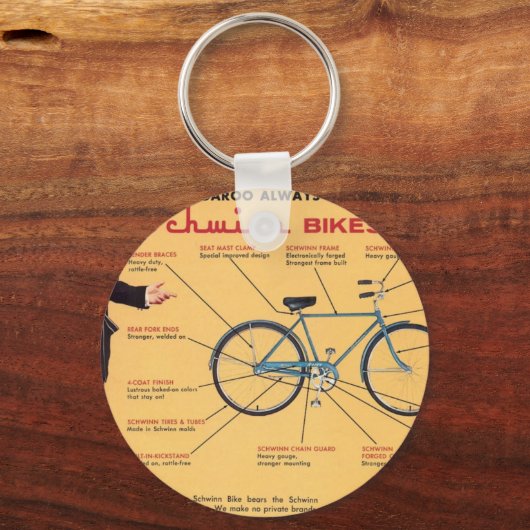 Schwinn Bike Komponenten Schlüsselanhänger (Vorderseite)