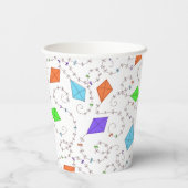 Schwirbelkite Papiertasse Pappbecher (Rückseite)