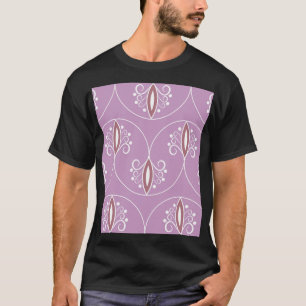 Schwirbelnde Eleganz: Vintag geometrisch T-Shirt