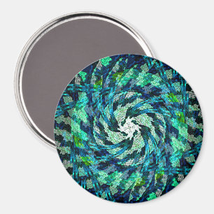 Schwirbelnde geometrische Wellen.... Magnet