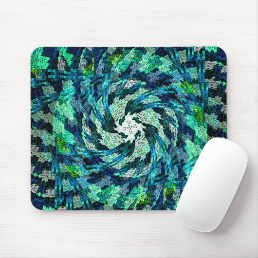 Schwirbelnde geometrische Wellen.... Mousepad (Mit Mouse)
