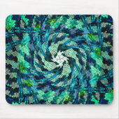 Schwirbelnde geometrische Wellen.... Mousepad (Vorne)