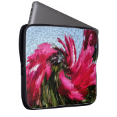 Schwirbelte Rose...... Laptopschutzhülle (Vorne Rechts)