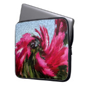 Schwirbelte Rose...... Laptopschutzhülle (Vorderseite Links)