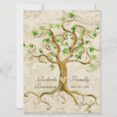 Schwirl Baumwurzeln Wiedersehen laden Einladung (Rückseite)