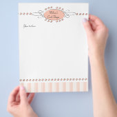 Schwirle Dekoration Flyer (Hand)