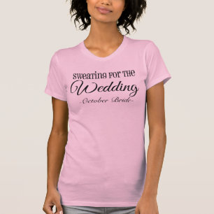 Schwitzen für das Shirt der Hochzeittrainings-Fitn