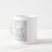 Schwitzen Sie nicht das kleine Material Kaffeetasse (Vorderseite Links)