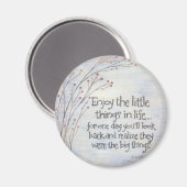 Schwitzen Sie nicht die Kleinen. Magnet (Vorderseite/Rückseite)