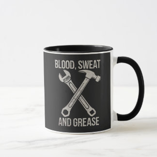 Schwitzen und Fett im Blut Tasse