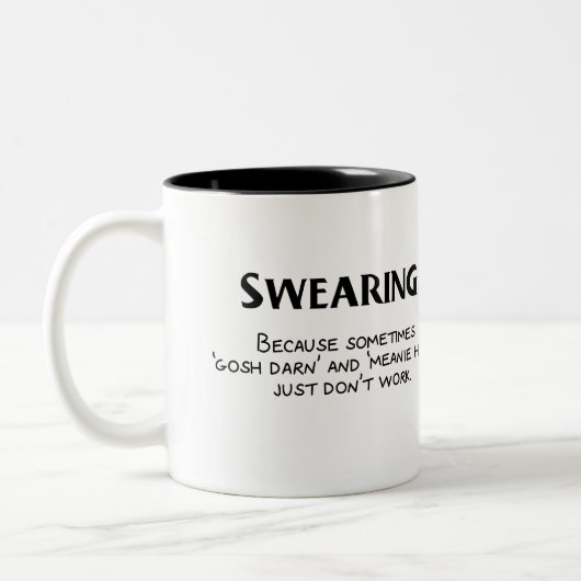 Schwitzen Zweifarbige Tasse (Links)