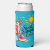 Schwitzender Sommer Selters Dosenkühler (Seltzer Rückseite)