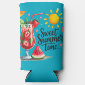 Schwitzender Sommer Selters Dosenkühler (Vorderseite)