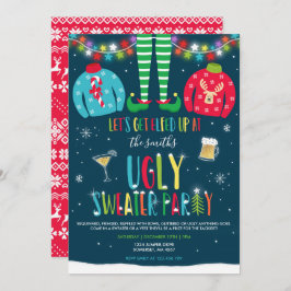Schwitzige Sweater Party Einladung Weihnachten erl