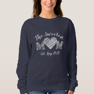 Schwitztes Shirt für Mama oder Ehefrau mit Herzfor