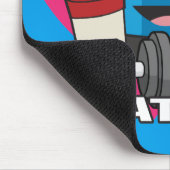 SCHWOLEMATES Funny Bodybuilding Protein Shake Mousepad (Ecke)