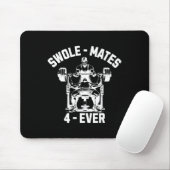 Schwolle Partner 4-mal Funny Gym Partner Lifting Mousepad (Mit Mouse)