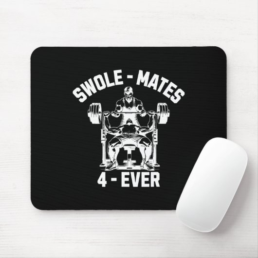 Schwolle Partner 4-mal Funny Gym Partner Lifting Mousepad (Mit Mouse)
