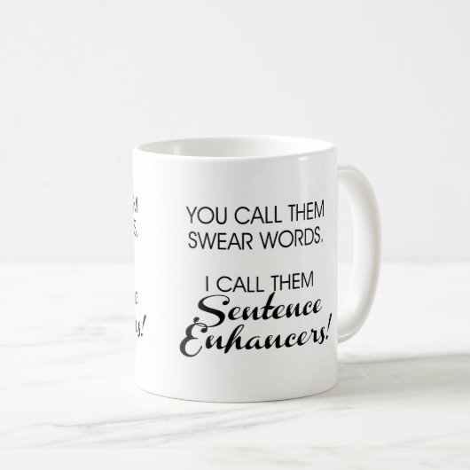 Schwören Sie Kaffeetasse (VorderseiteRechts)