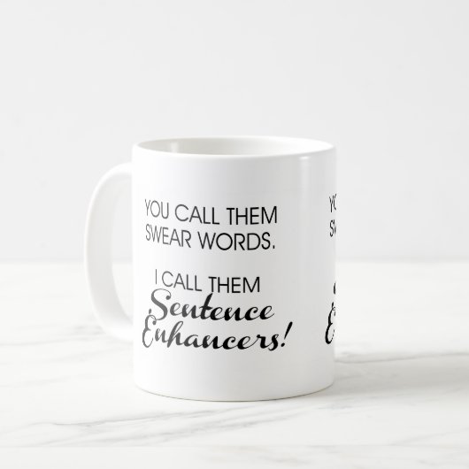 Schwören Sie Kaffeetasse (Vorderseite Links)