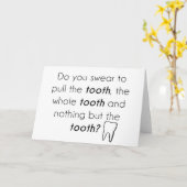 Schwörst du? karte (Gelbe Blume)