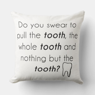Schwörst du? kissen