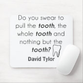 Schwörst du? mousepad (Mit Mouse)