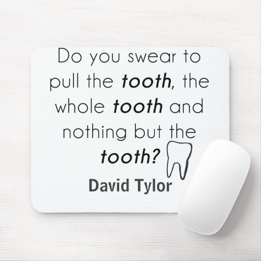 Schwörst du? mousepad (Mit Mouse)