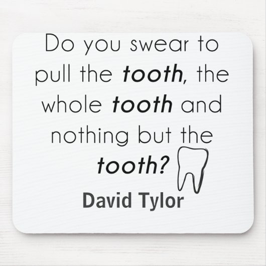 Schwörst du? mousepad (Vorne)