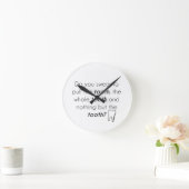 Schwörst du? runde wanduhr (Zuhause)