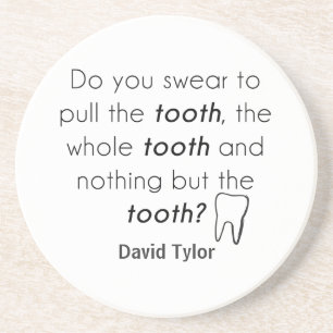 Schwörst du? sandstein untersetzer