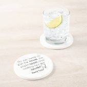 Schwörst du? sandstein untersetzer (Seite)