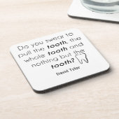 Schwörst du? untersetzer (Linke Seite)