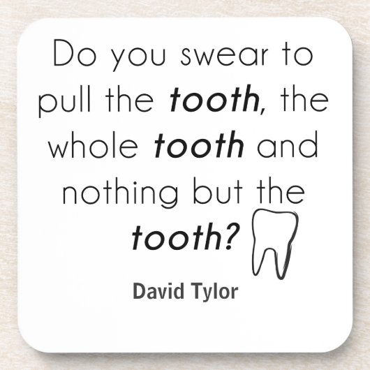 Schwörst du? untersetzer (Vorderseite)