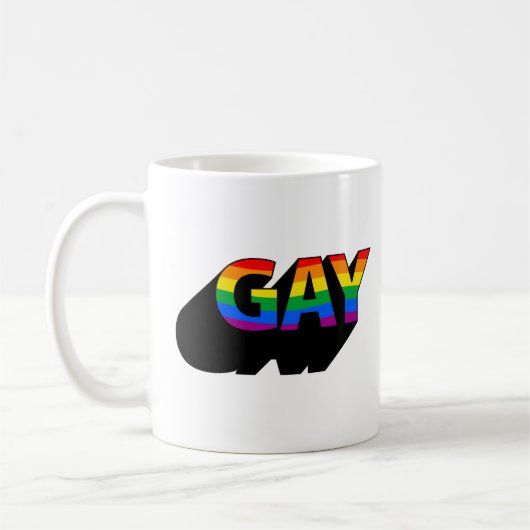 SCHWUL 3D KAFFEETASSE (Links)