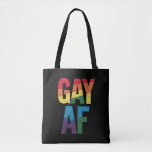 Schwul AF LGBT Stolz Schwules Geschenk Stolz Monat Tasche