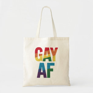 Schwul AF LGBT Stolz Schwules Geschenk Stolz Monat Tragetasche