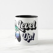 Schwul MLM Pride Level Up Tiger Pfoten Controller Tasse (Zentrum)