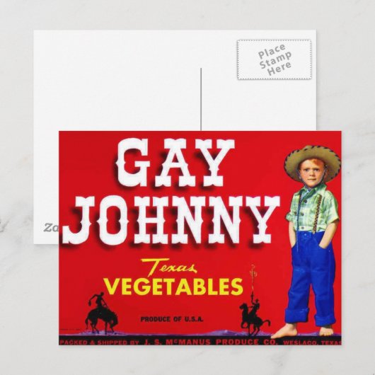 schwul postkarte (Vorne/Hinten)