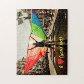 Schwul pride march in Barcelona Puzzle (Vertikal)